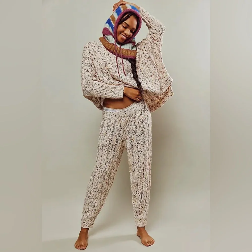 Free People Under the Mistletoe Knit Jogger